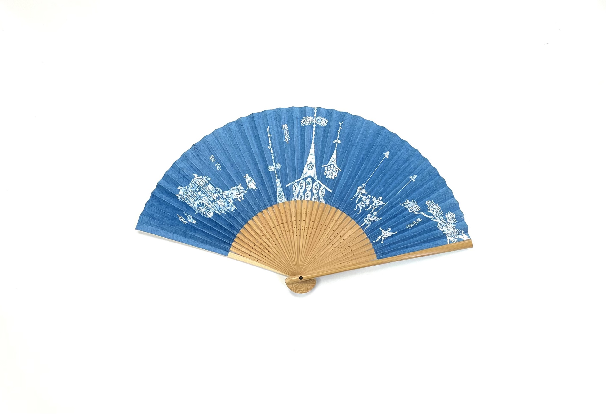 紳士用 白竹扇 三大祭 - 京扇堂 - 創業1832年 京扇子の老舗