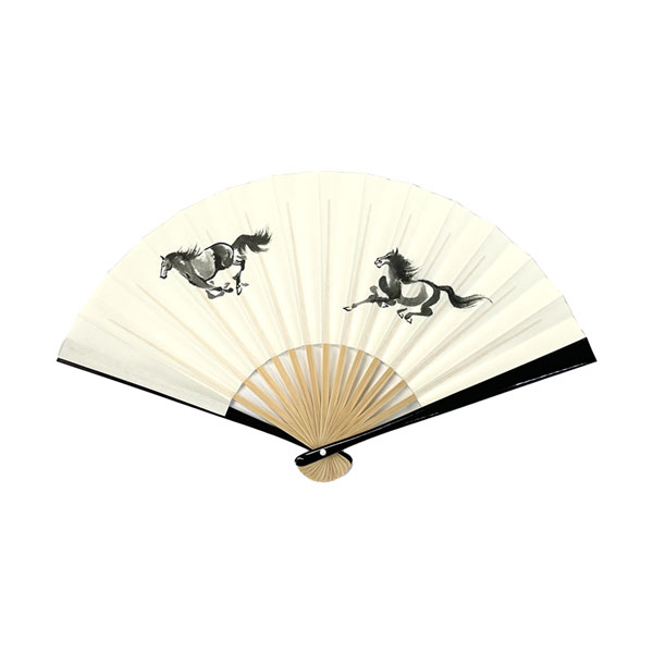 新年扇　干支　午　6寸