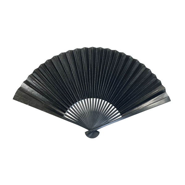 7寸5分　渋扇　黒　無地