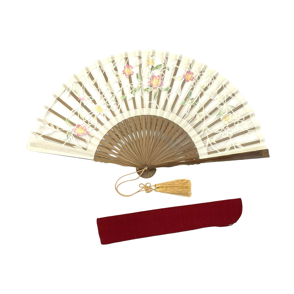 婦人用 額スカシ　桜  (白)
