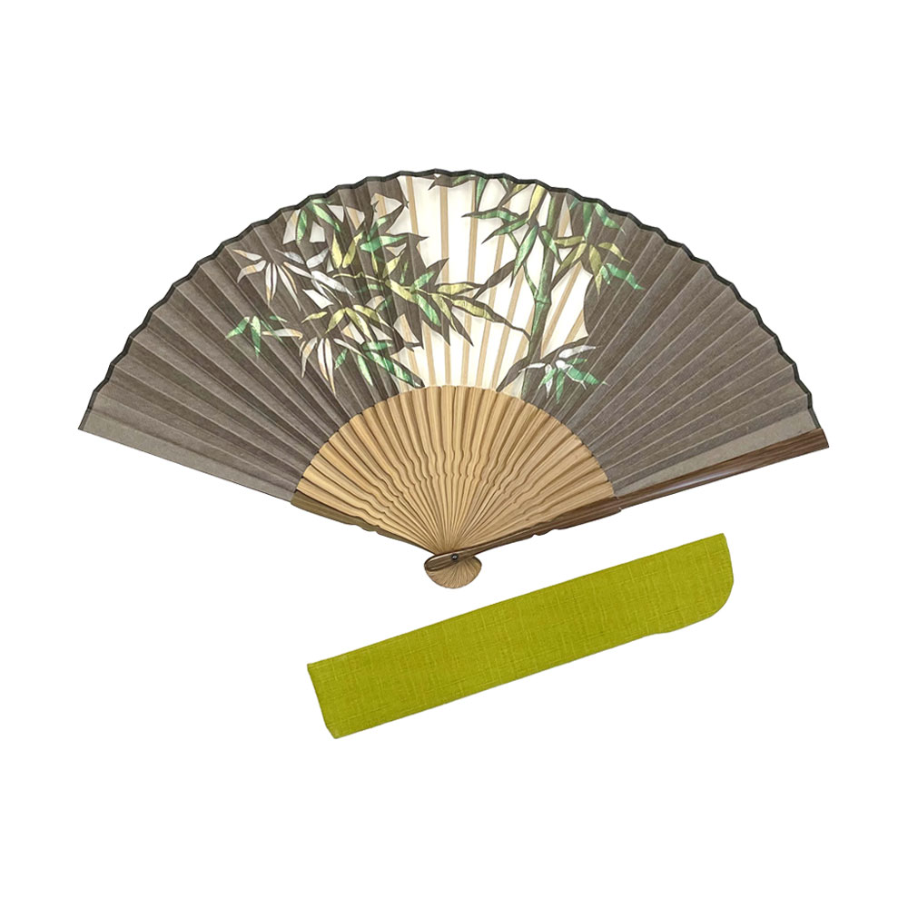 紳士用　額スカシ　竹（茶）