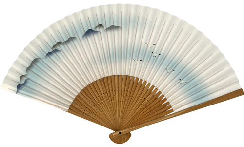紳士用扇子 かもめ