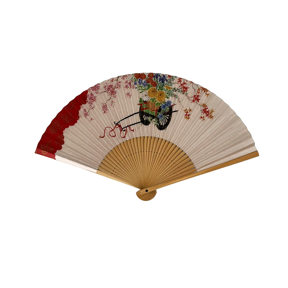 婦人用 　白竹骨　花車