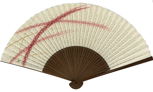婦人用扇子 露雫