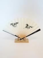 鳥肌実 つわもの鏡 扇子 開封のみ未使用 新品 会場購入 全国時局講演会 非売品・未使用】万博 EXPO2025 ペルー 扇子 グリーンコーストリマ